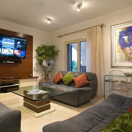 Villa 5 Bedroom Rio With Large Private Pool And Hot Tub, Aphrodite Hills Kouklia